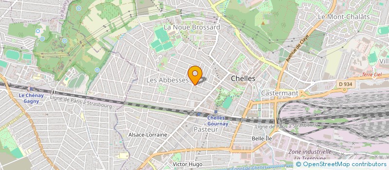 localisation de l'entreprise MAFLY08  CHELLES