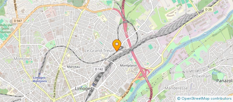 localisation de l'entreprise MAFMID à LIMOGES