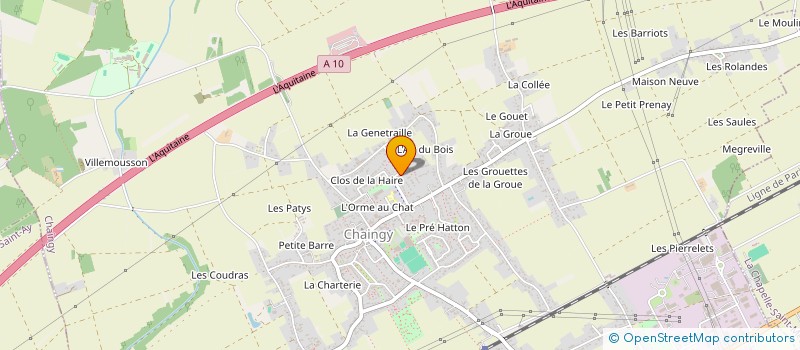 localisation de l'entreprise MAFO à CHAINGY
