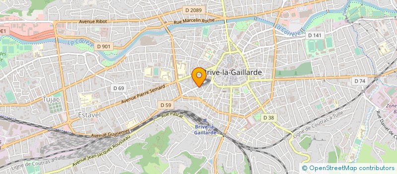 localisation de l'entreprise MAFO AFRO ORIENTAL à BRIVE-LA-GAILLARDE