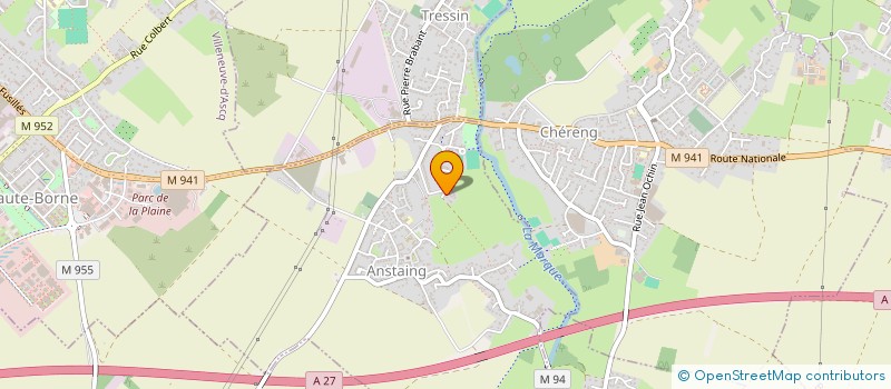 localisation de l'entreprise MAFO QUAESTUS  ANSTAING