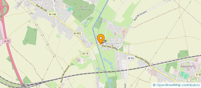 localisation de l'entreprise MAFOBAT MATERIEL FORAGE BATTAG  BOUVINES