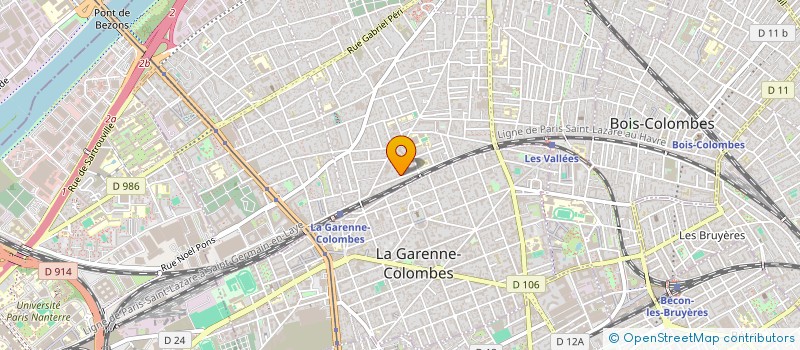 localisation de l'entreprise MAFONG à COLOMBES