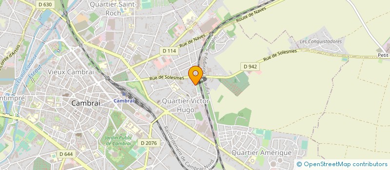 localisation de l'entreprise MAFOR IMMOBILIERE à CAMBRAI