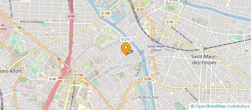 localisation de l'entreprise MAFORMA à CRETEIL