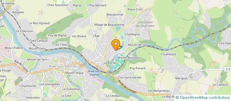 localisation de l'entreprise MAFR à AIXE-SUR-VIENNE