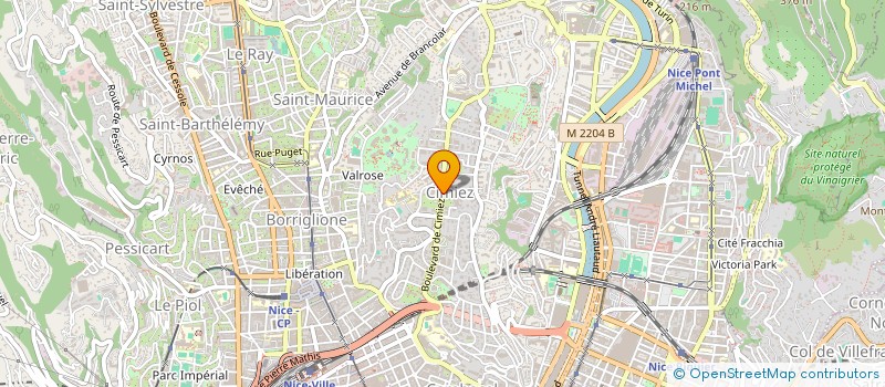 localisation de l'entreprise MAFRA à NICE