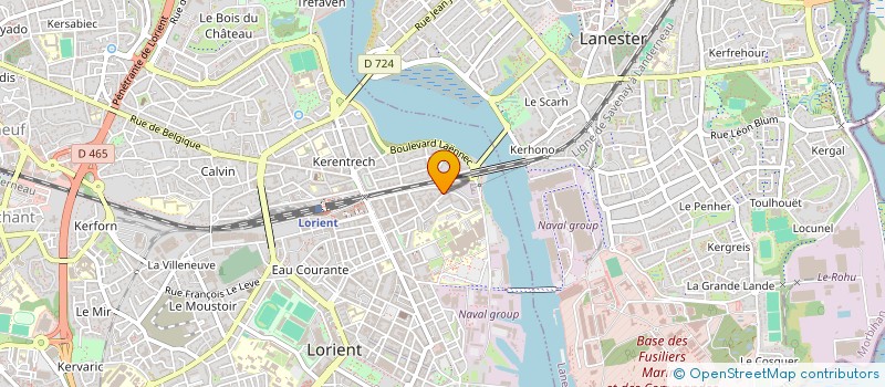 localisation de l'entreprise MAFRADA  LORIENT