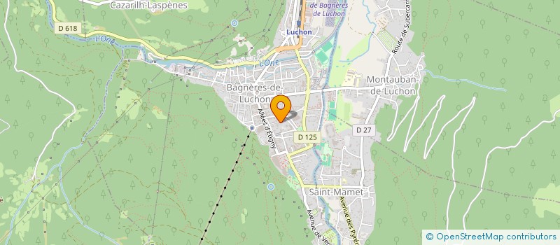localisation de l'entreprise MAFRALI  BAGNERES-DE-LUCHON