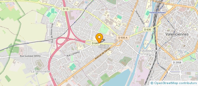 localisation de l'entreprise MAFRICI MEURANT OBEDIA DOUCHY à VALENCIENNES