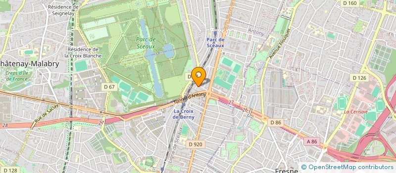 localisation de l'entreprise MAFROL à ANTONY