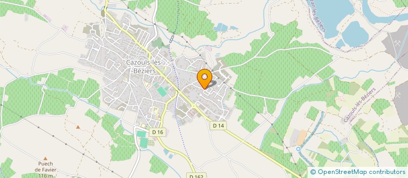 localisation de l'entreprise MAFTOUH  CAZOULS-LES-BEZIERS