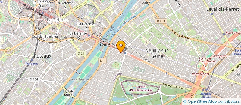 localisation de l'entreprise MAFUCO à NEUILLY-SUR-SEINE