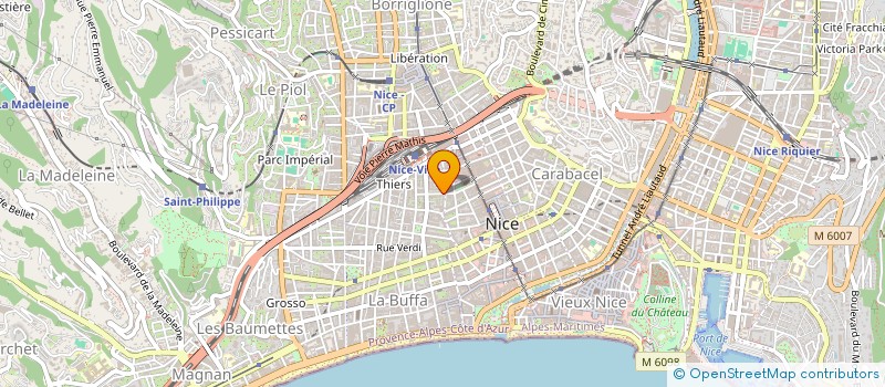 localisation de l'entreprise MAG 2000 à NICE