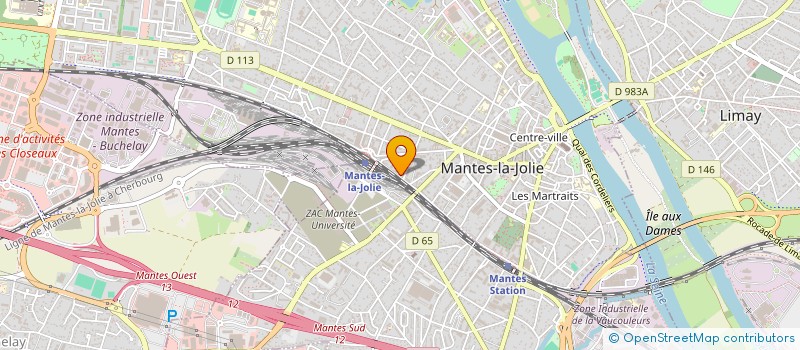 localisation de l'entreprise MAG  MANTES-LA-JOLIE