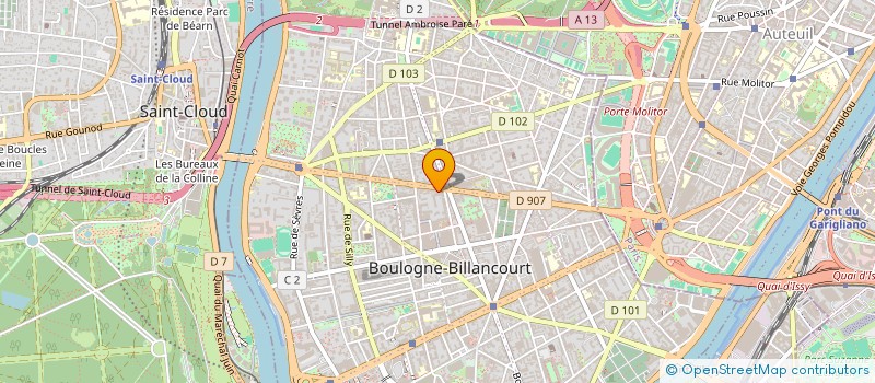 localisation de l'entreprise MAG à BOULOGNE-BILLANCOURT