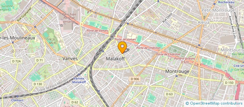 localisation de l'entreprise MAG à MALAKOFF