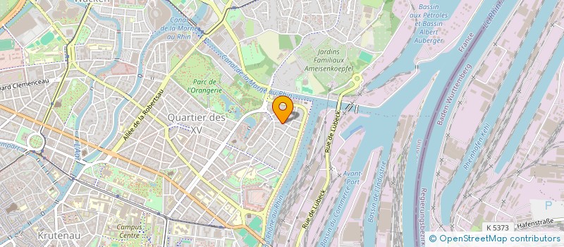 localisation de l'entreprise MAG  STRASBOURG