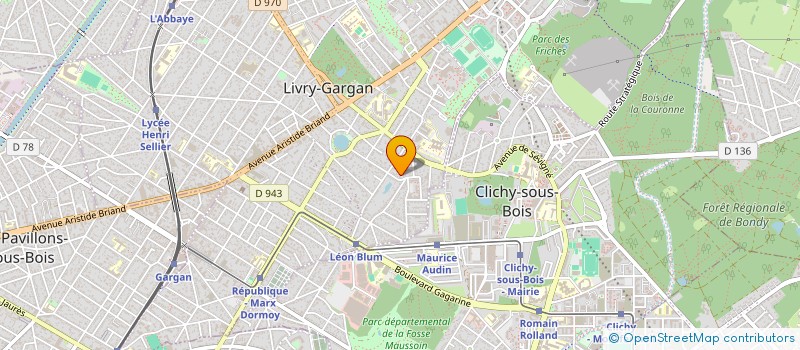 localisation de l'entreprise MAG à LIVRY-GARGAN