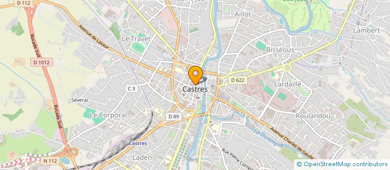 localisation de l'entreprise MAG  CASTRES