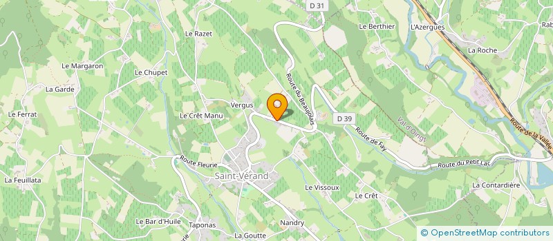 localisation de l'entreprise MAG à SAINT-VERAND
