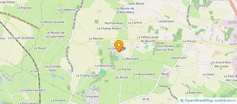 localisation de l'entreprise MAG'A à COUERON
