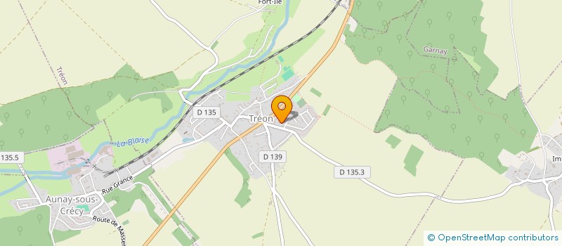 localisation de l'entreprise MAG AUTO PIECES à TREON