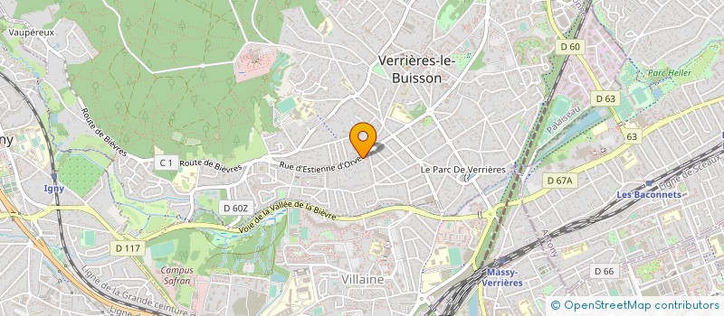 localisation de l'entreprise MAG'AZELLE à VERRIERES-LE-BUISSON