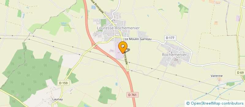 localisation de l'entreprise MAG-BAT DESVALLON à LOURESSE-ROCHEMENIER