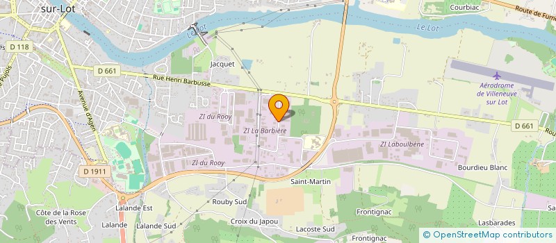 localisation de l'entreprise MAG BAZAS  VILLENEUVE-SUR-LOT