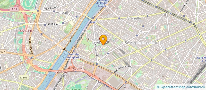 localisation de l'entreprise MAG BTP à LA COURNEUVE