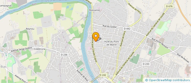 localisation de l'entreprise MAG CALAIS  VILLENEUVE SUR LOT