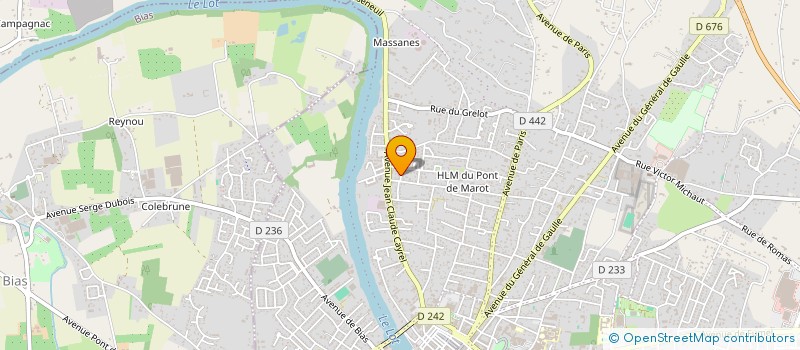 localisation de l'entreprise MAG CHATILLON  VILLENEUVE SUR LOT