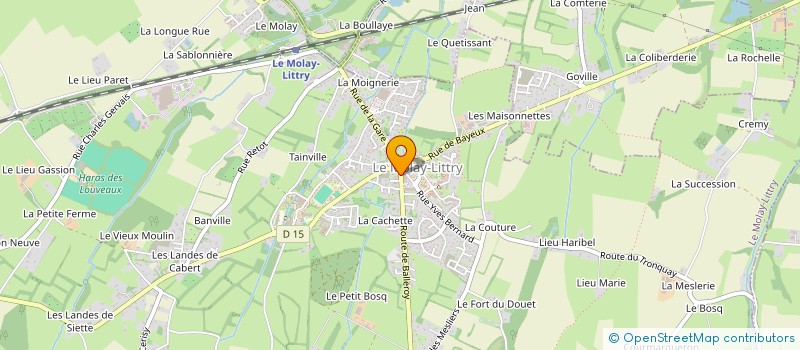 localisation de l'entreprise MAG COIFFURE  LE MOLAY-LITTRY