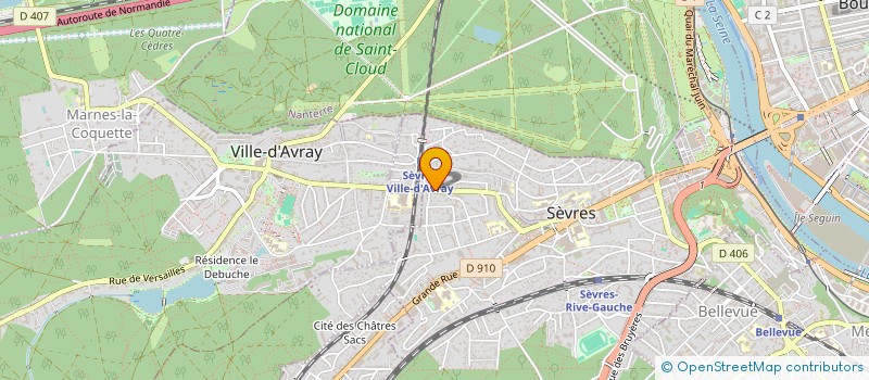 localisation de l'entreprise MAG CONSEIL à SEVRES