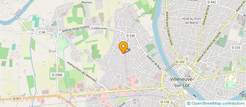 localisation de l'entreprise MAG COULOMMIERS  VILLENEUVE SUR LOT