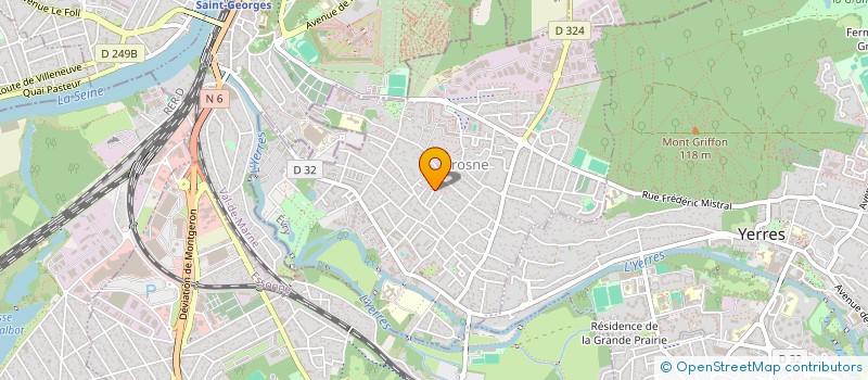 localisation de l'entreprise MAG DECAUVILLE CDT  CROSNE