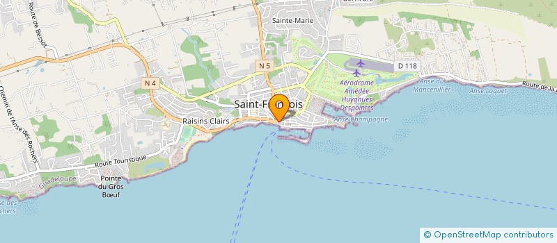 localisation de l'entreprise MAG DIFFUSION  SAINT-FRANCOIS