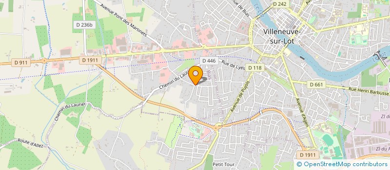 localisation de l'entreprise MAG DOMANCY  VILLENEUVE SUR LOT