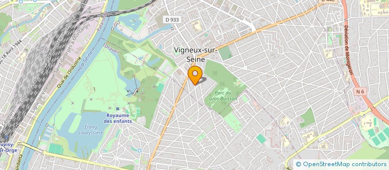 localisation de l'entreprise MAG DRIVE à VIGNEUX SUR SEINE