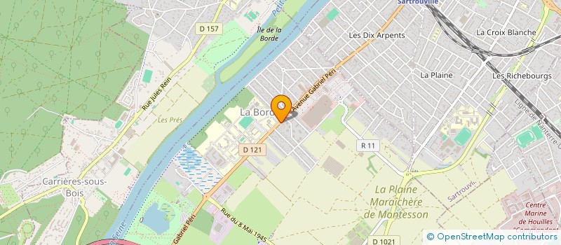 localisation de l'entreprise MAG'EST MAGASIN DES PAYS DE L'EST à MONTESSON