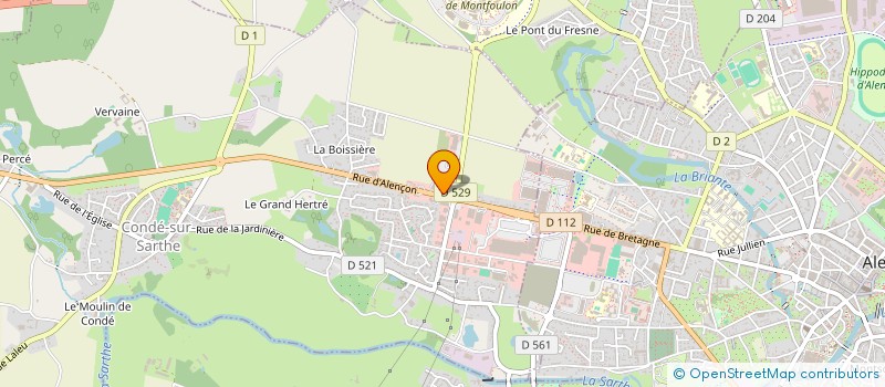 localisation de l'entreprise MAG'ETAL AGENCEMENT à CONDE-SUR-SARTHE