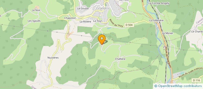 localisation de l'entreprise MAG EXPORT  LAMURE-SUR-AZERGUES