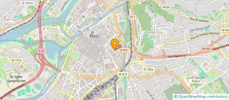 localisation de l'entreprise MAG-EXPRESS  METZ