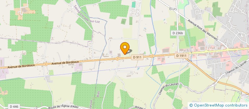 localisation de l'entreprise MAG FOURMIES  VILLENEUVE SUR LOT