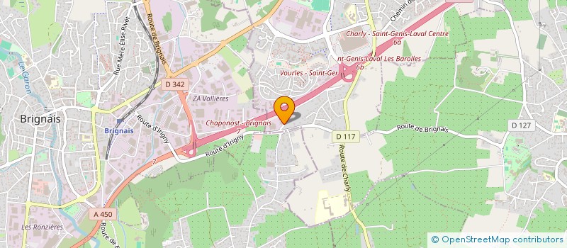 localisation de l'entreprise MAG IMMO  SAINT-GENIS-LAVAL