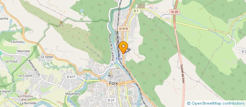 localisation de l'entreprise MAG'IMMO à FOIX