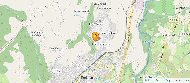 localisation de l'entreprise MAG-IMMO à EMBRUN