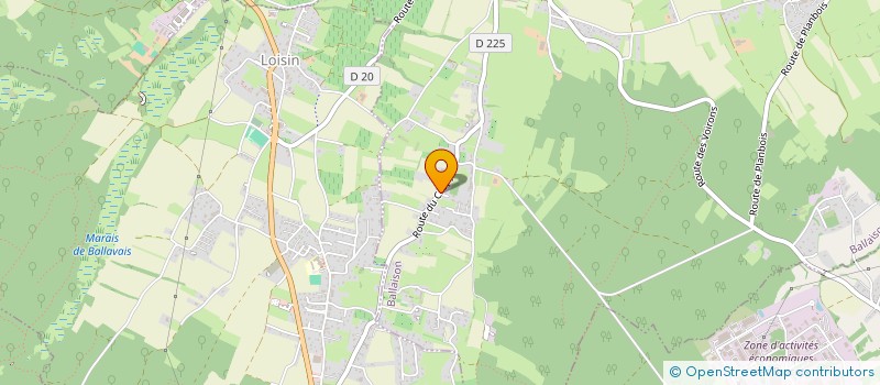 localisation de l'entreprise MAG IMMOBILIER  BALLAISON