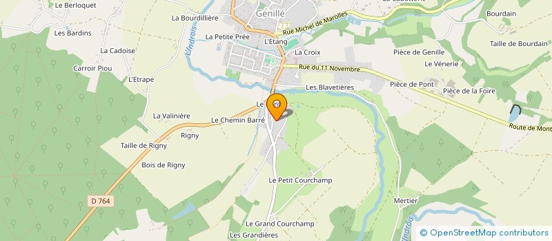 localisation de l'entreprise MAG IMPORT  GENILLE